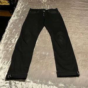 Gustin California Straight Raw Selvedge Denim Jeans -Size 34/34